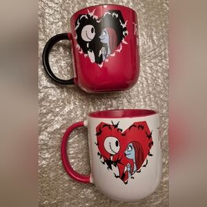 Disney Nightmare Before Christmas Mug - White and Red